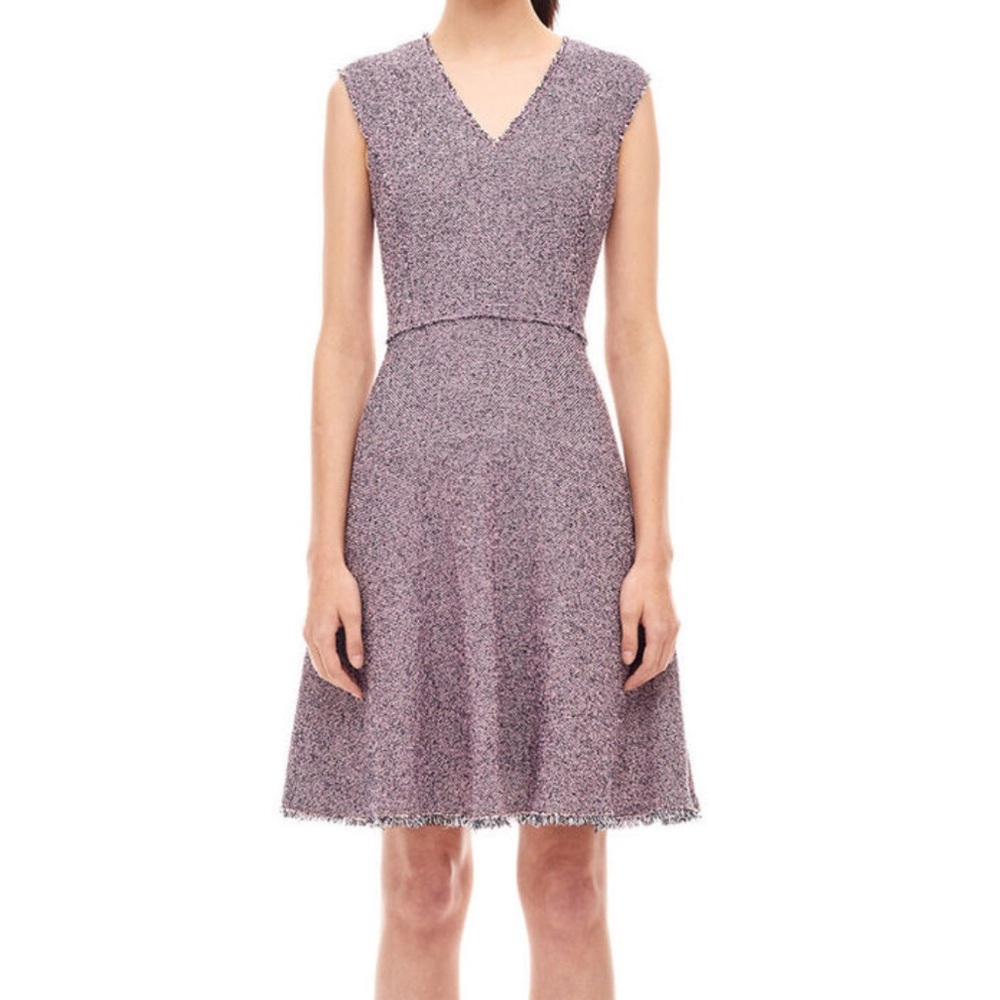 Rebecca Taylor Sleeveless Fit and Flare Tweed Dress Size 4